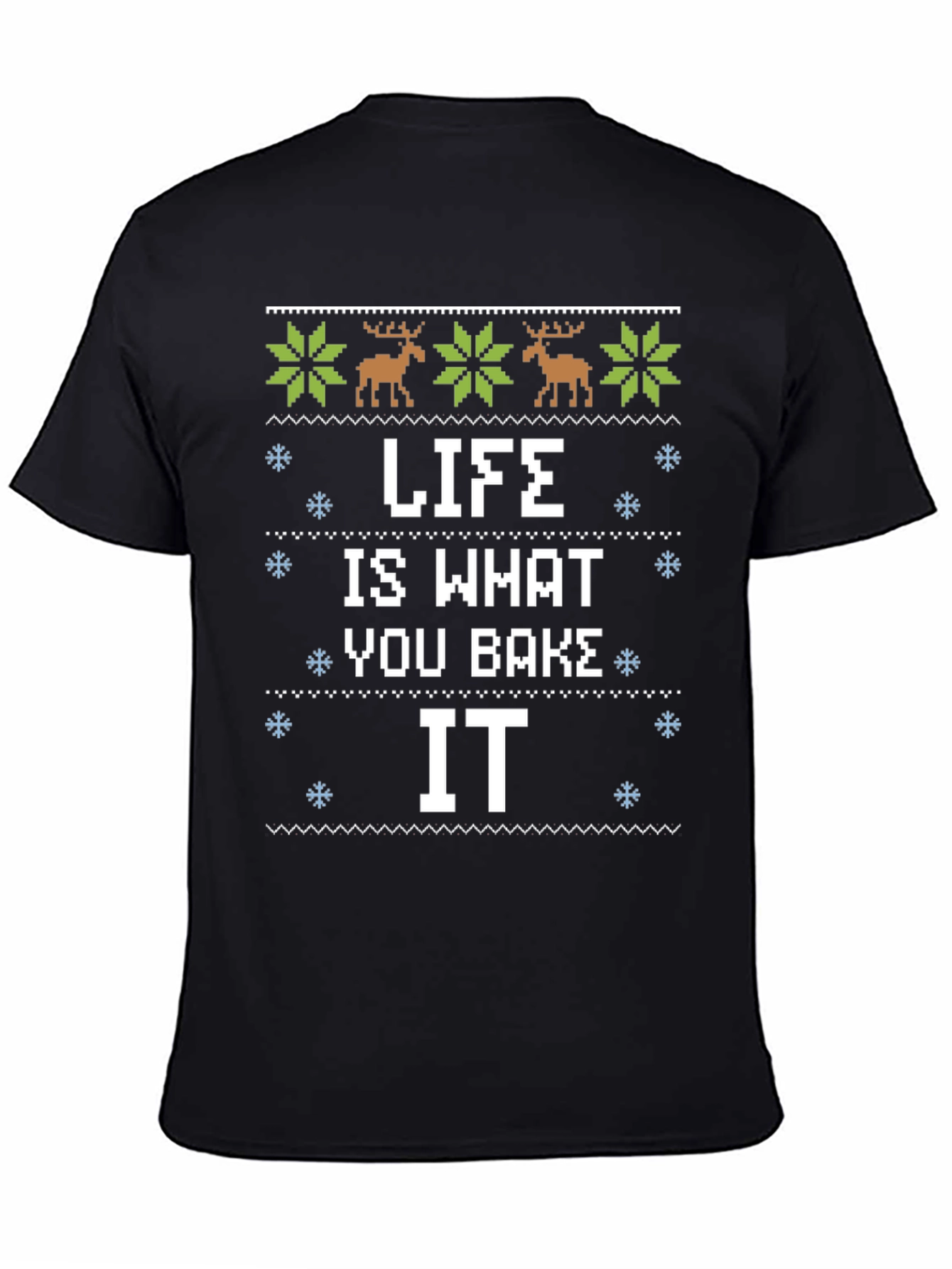 Life is What You Bake It Christmas Graphic Tee