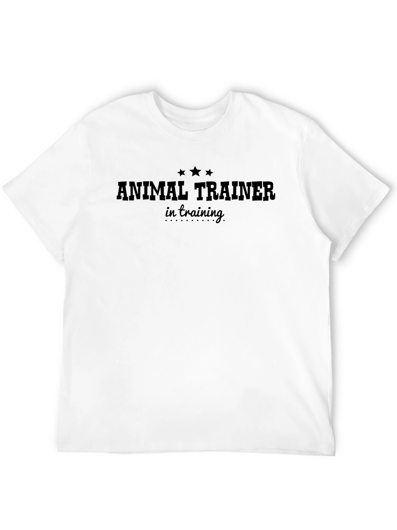 Animal Trainer in Training Black T-Shirt