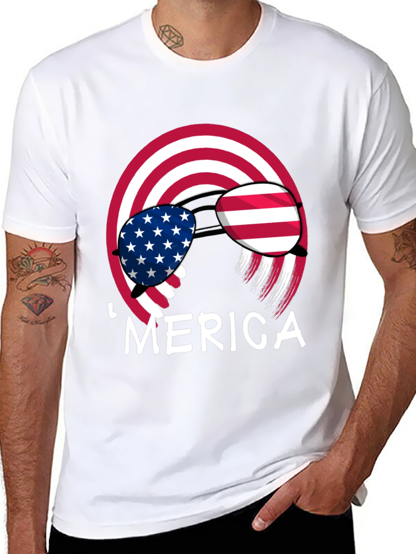 Patriotic Merica T-Shirt