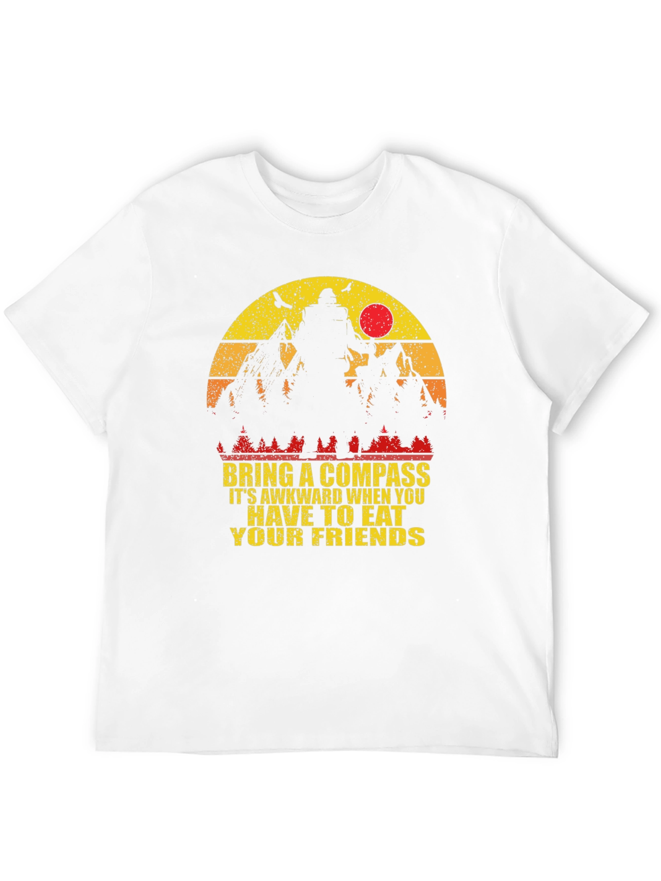 Bring A Compass Mountain Graphic T-Shirt