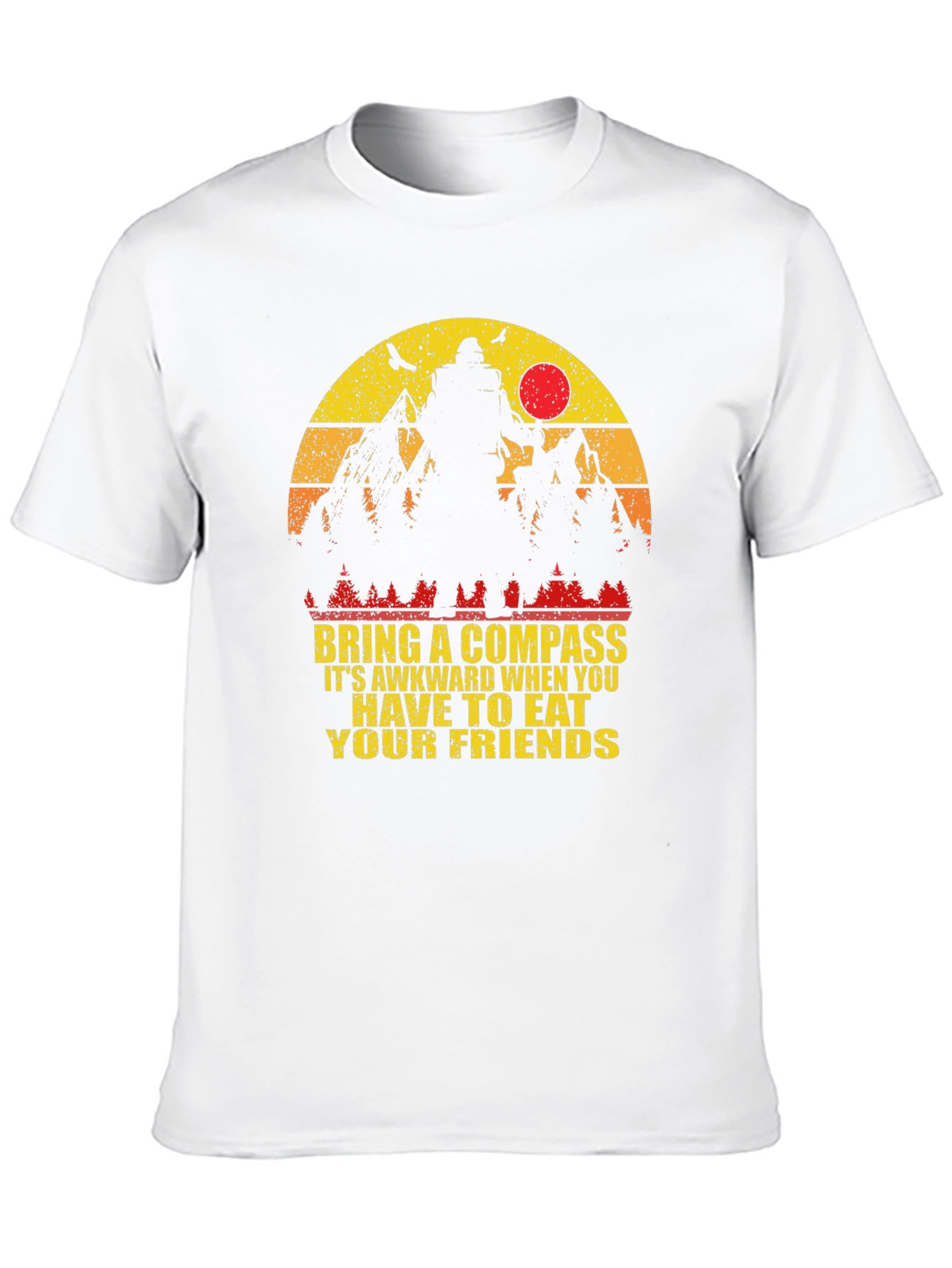 Bring A Compass Mountain Graphic T-Shirt