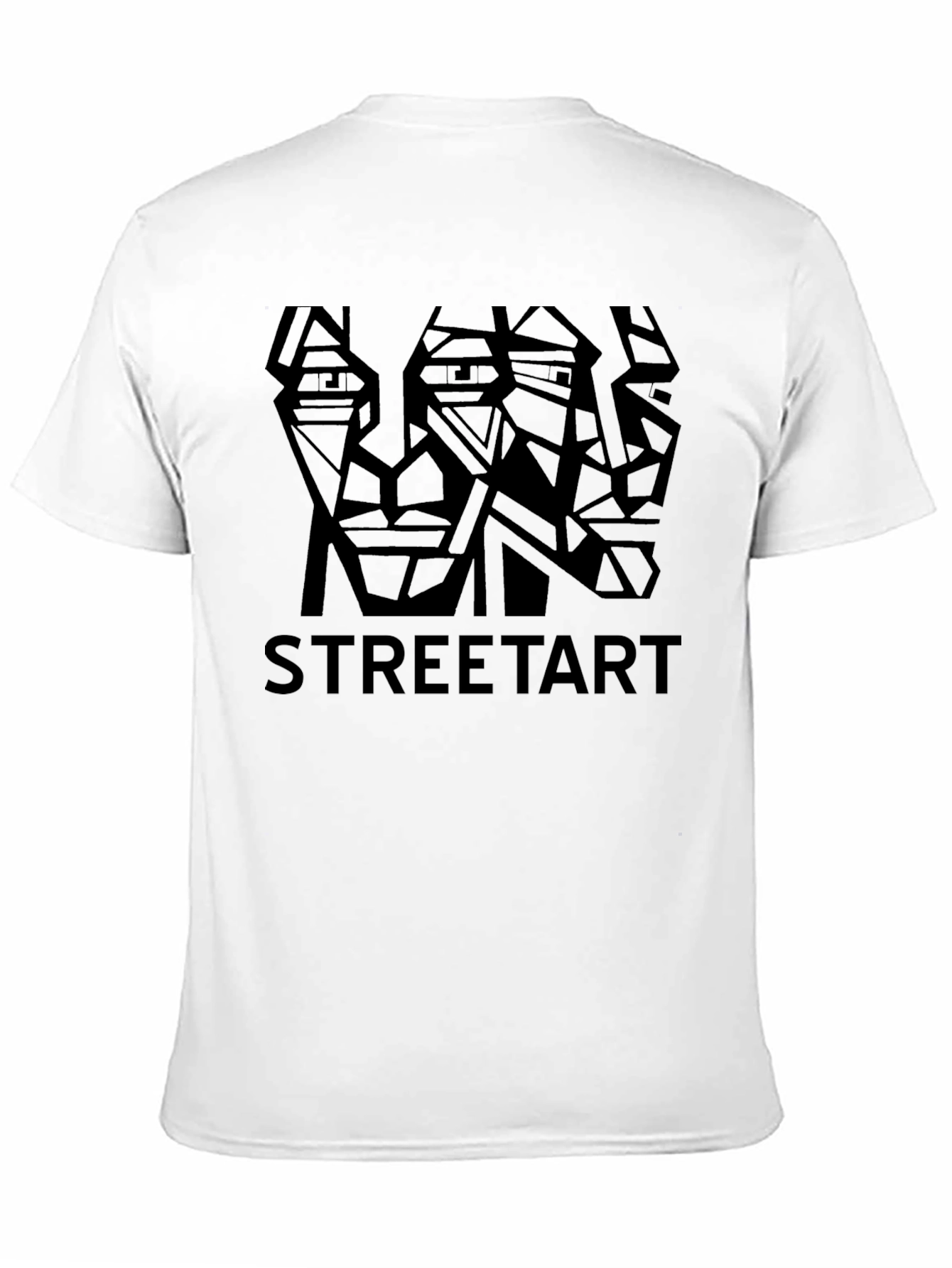 Geometric Street Art Graphic T-Shirt