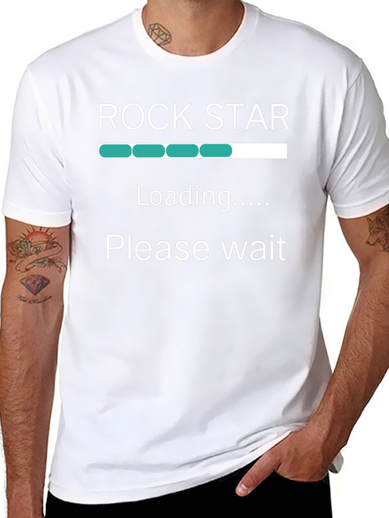 Rock Star Loading T-Shirt - Cool Graphic Tee