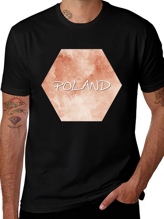 Poland Hexagon T-Shirt - Soft Graphic Tee