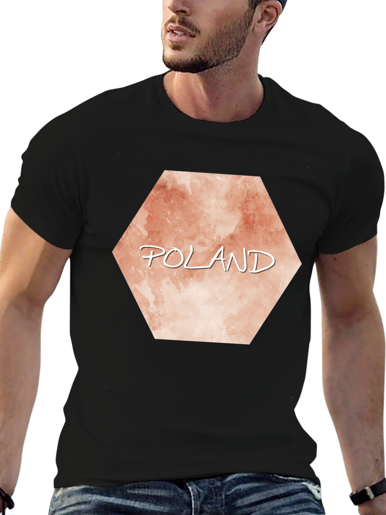 Poland Hexagon T-Shirt - Soft Graphic Tee