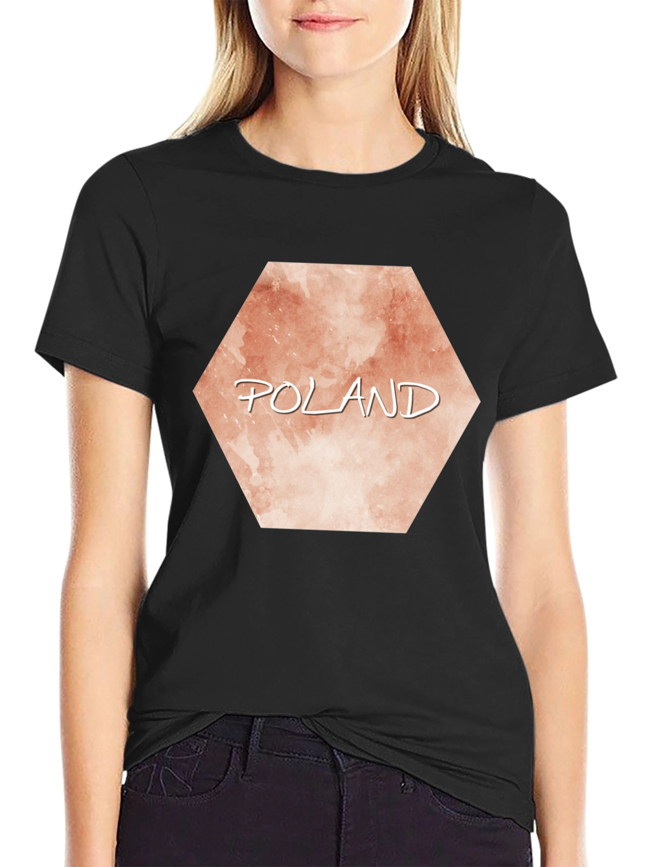 Poland Hexagon T-Shirt - Soft Graphic Tee