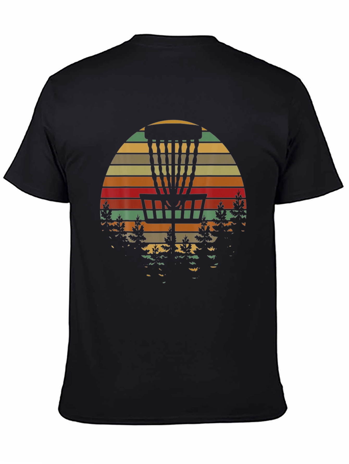 Disc Golf Sunset Graphic T-Shirt