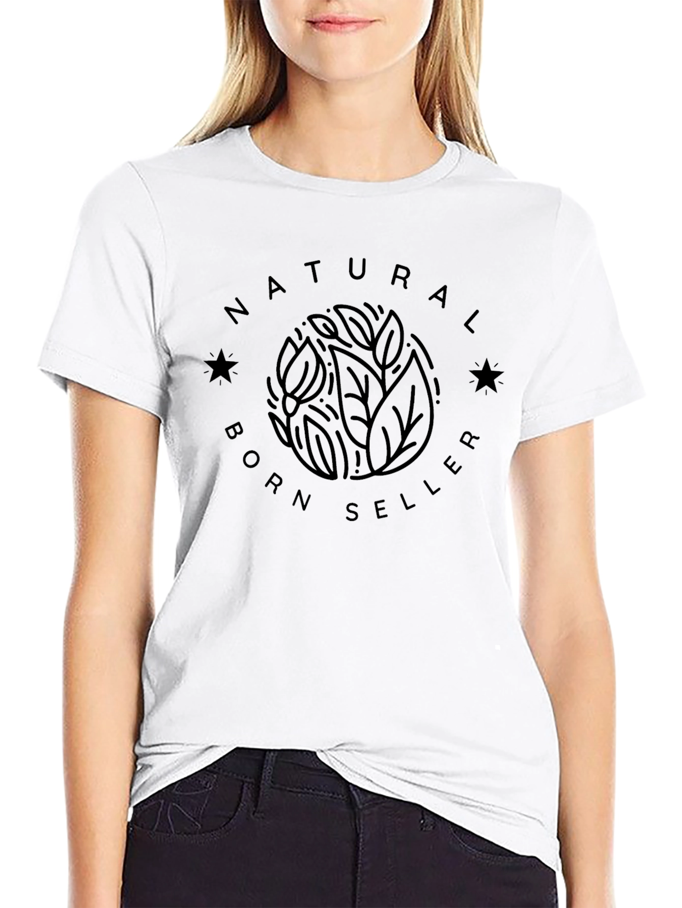 Natural Born Seller Black T-Shirt