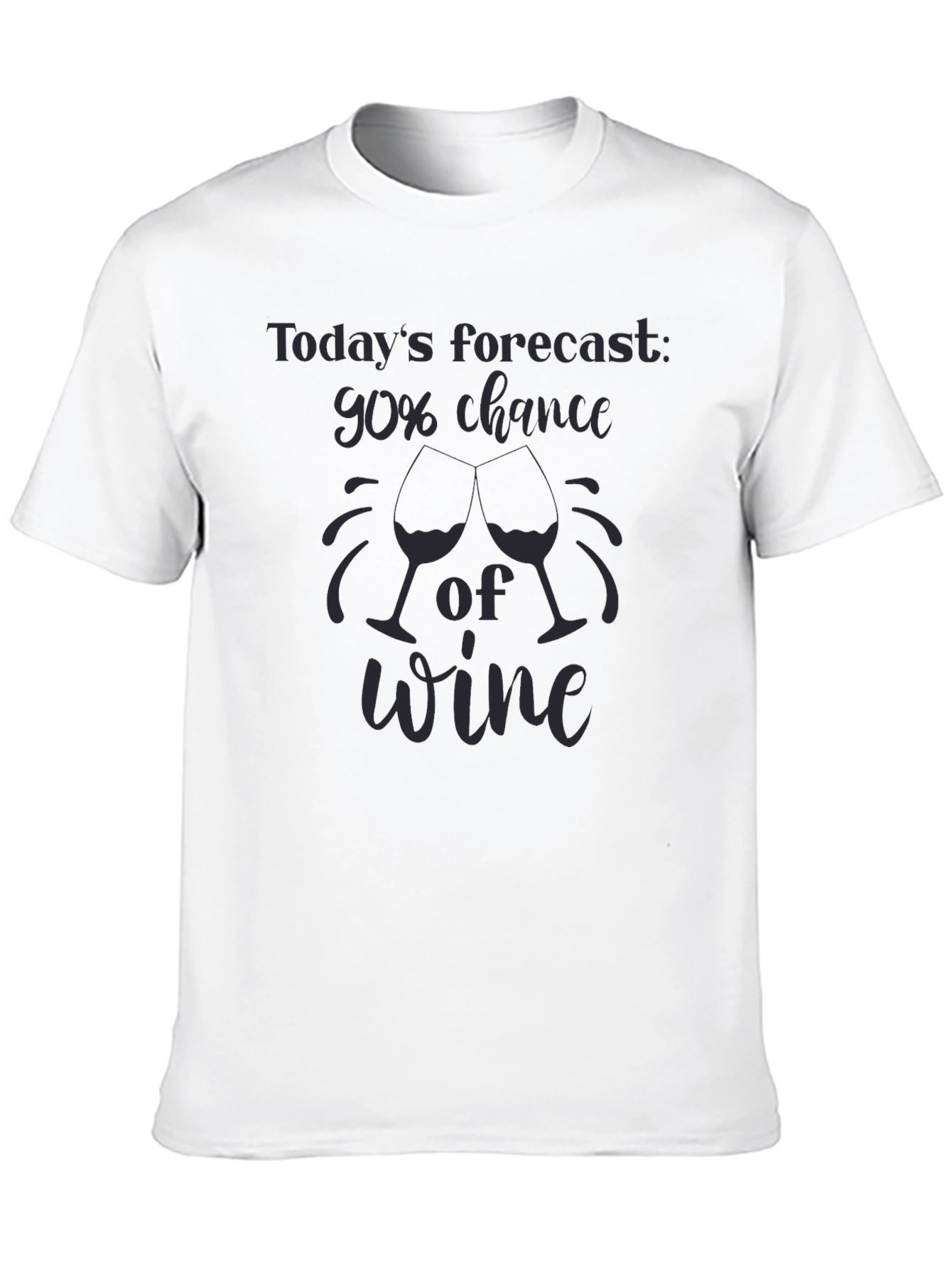 Wine Forecast Graphic Tee - Soft Cotton Blend