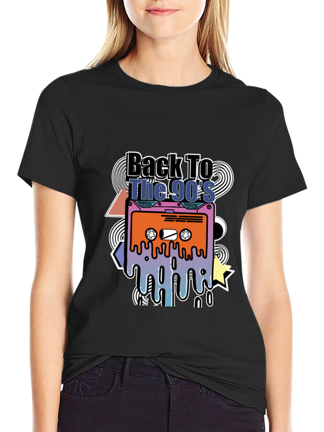 Back to the 90s Cassette Tape Graphic Tee