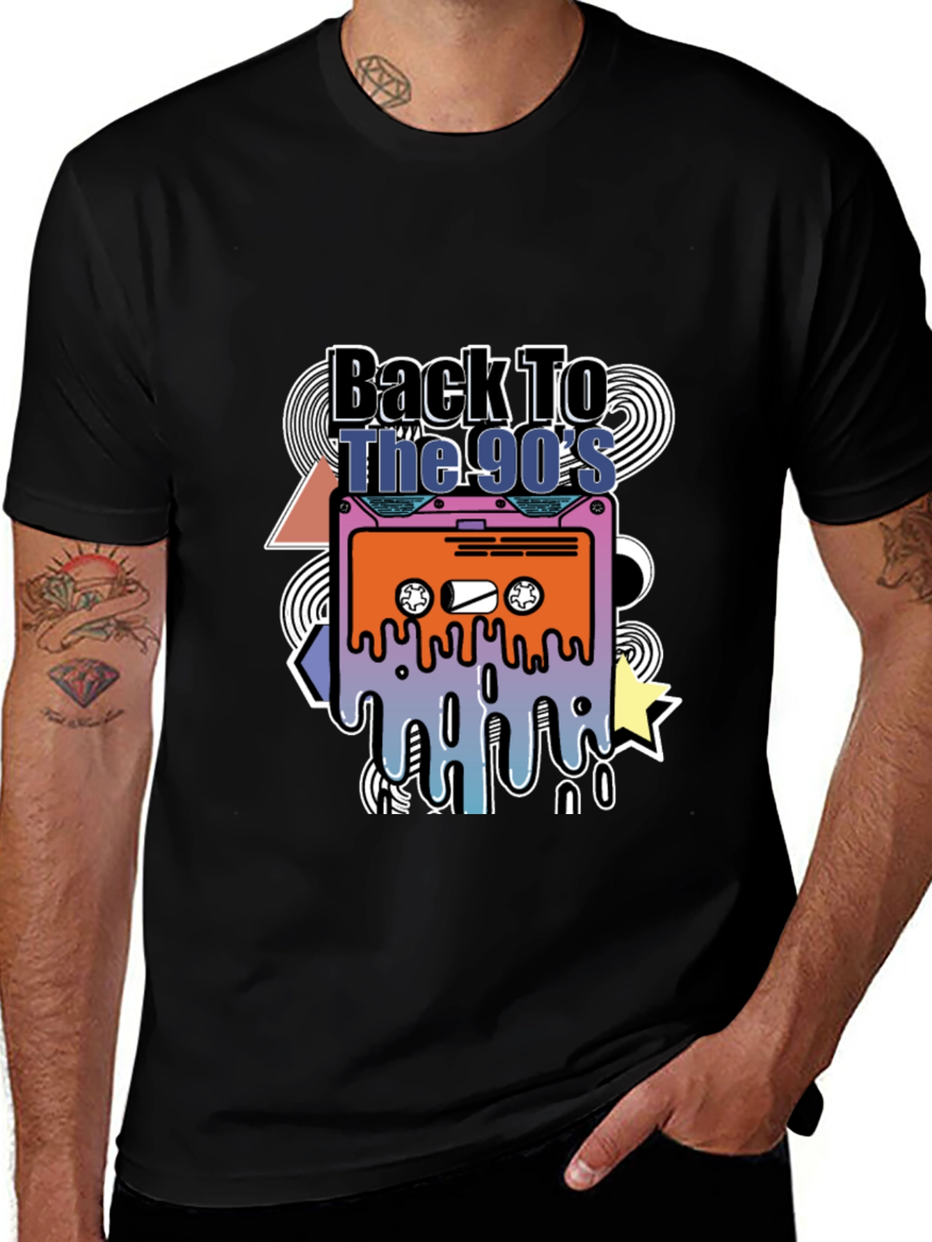 Back to the 90s Cassette Tape Graphic Tee