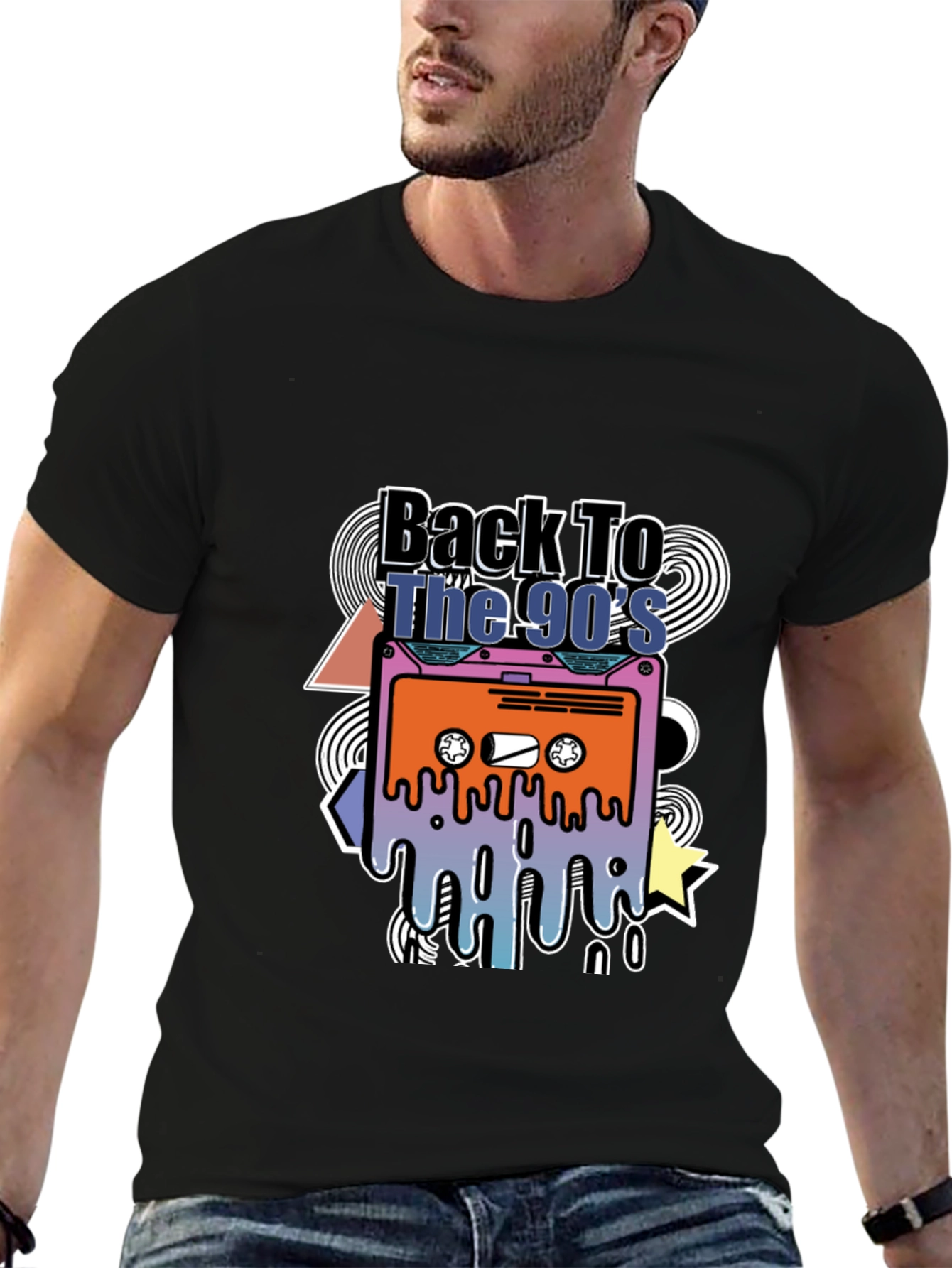 Back to the 90s Cassette Tape Graphic Tee
