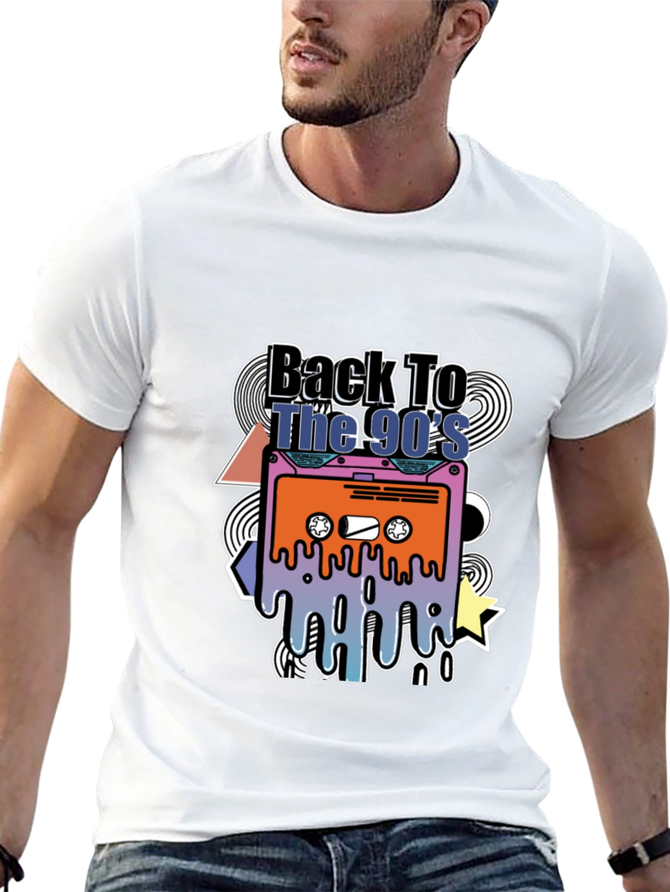 Back to the 90s Cassette Tape Graphic Tee
