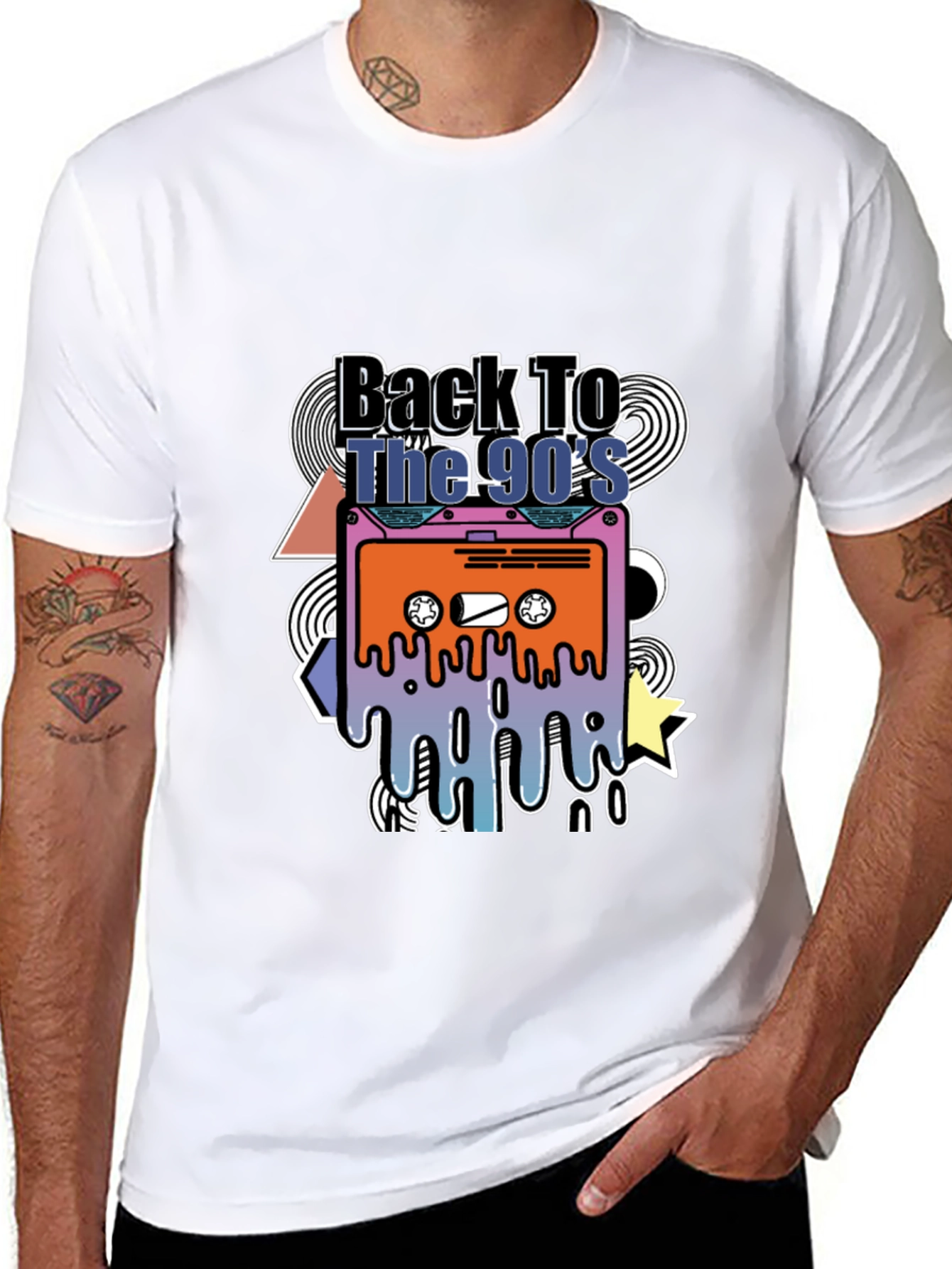 Back to the 90s Cassette Tape Graphic Tee