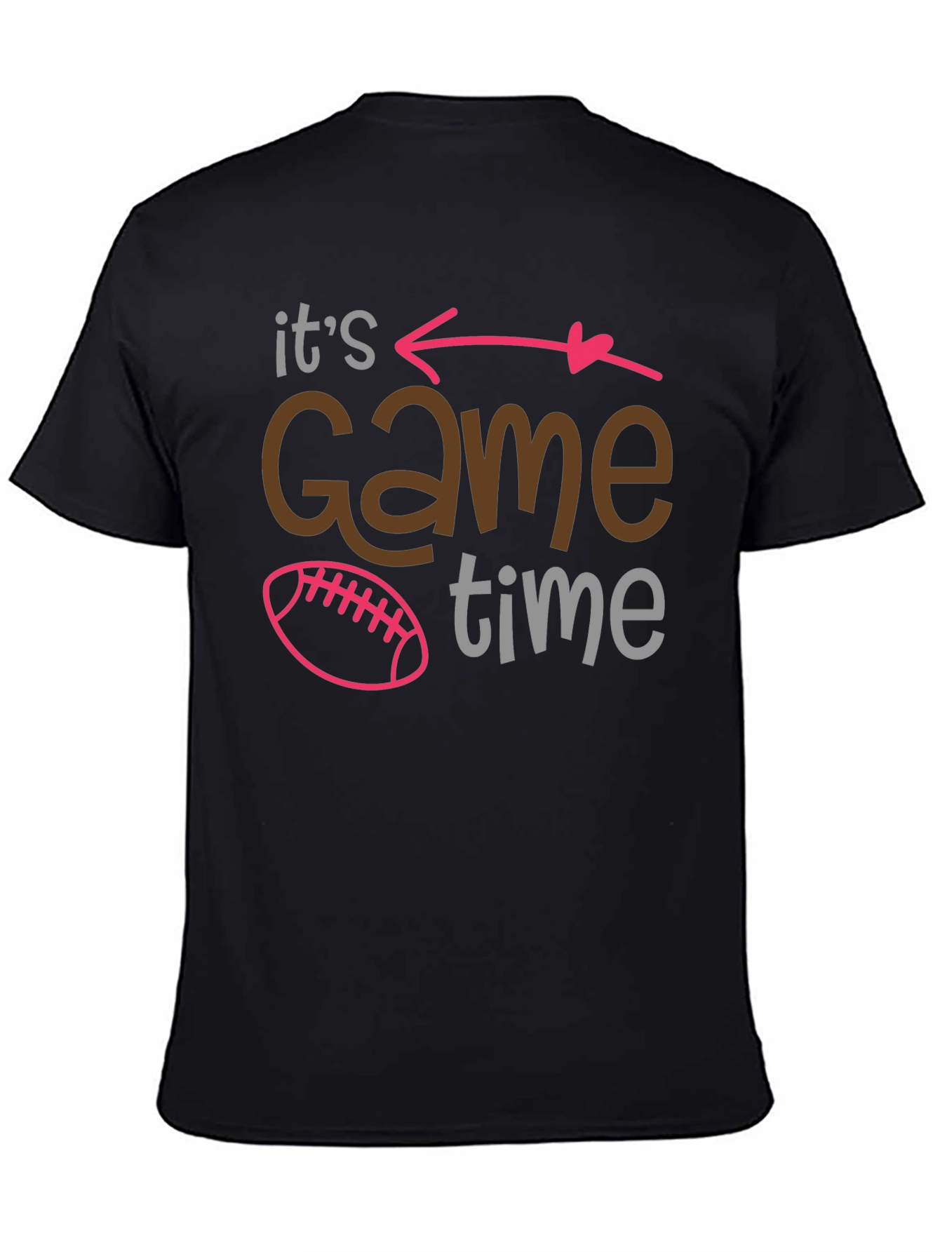 Its Game Time Football Graphic Tee