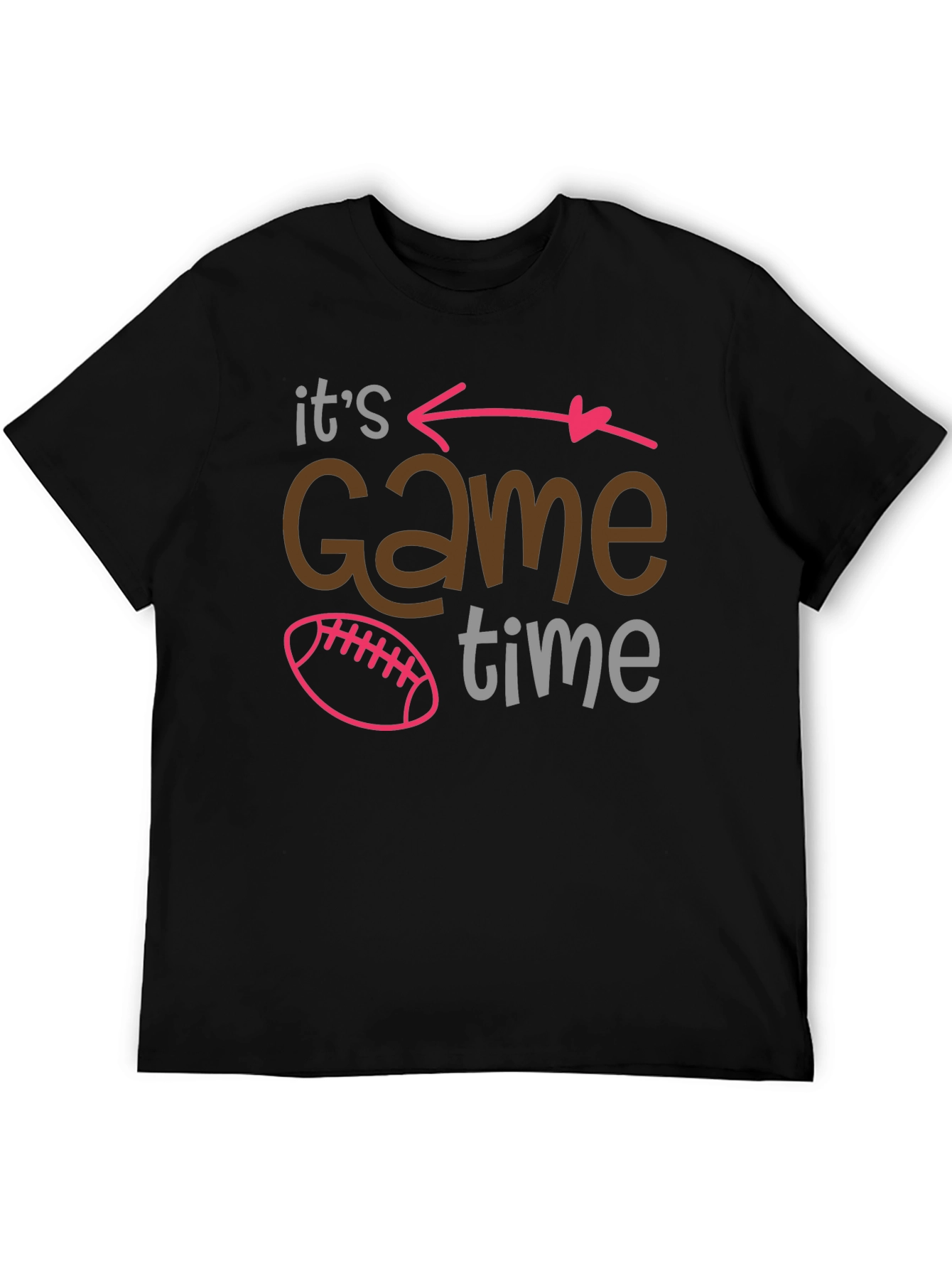 Its Game Time Football Graphic Tee