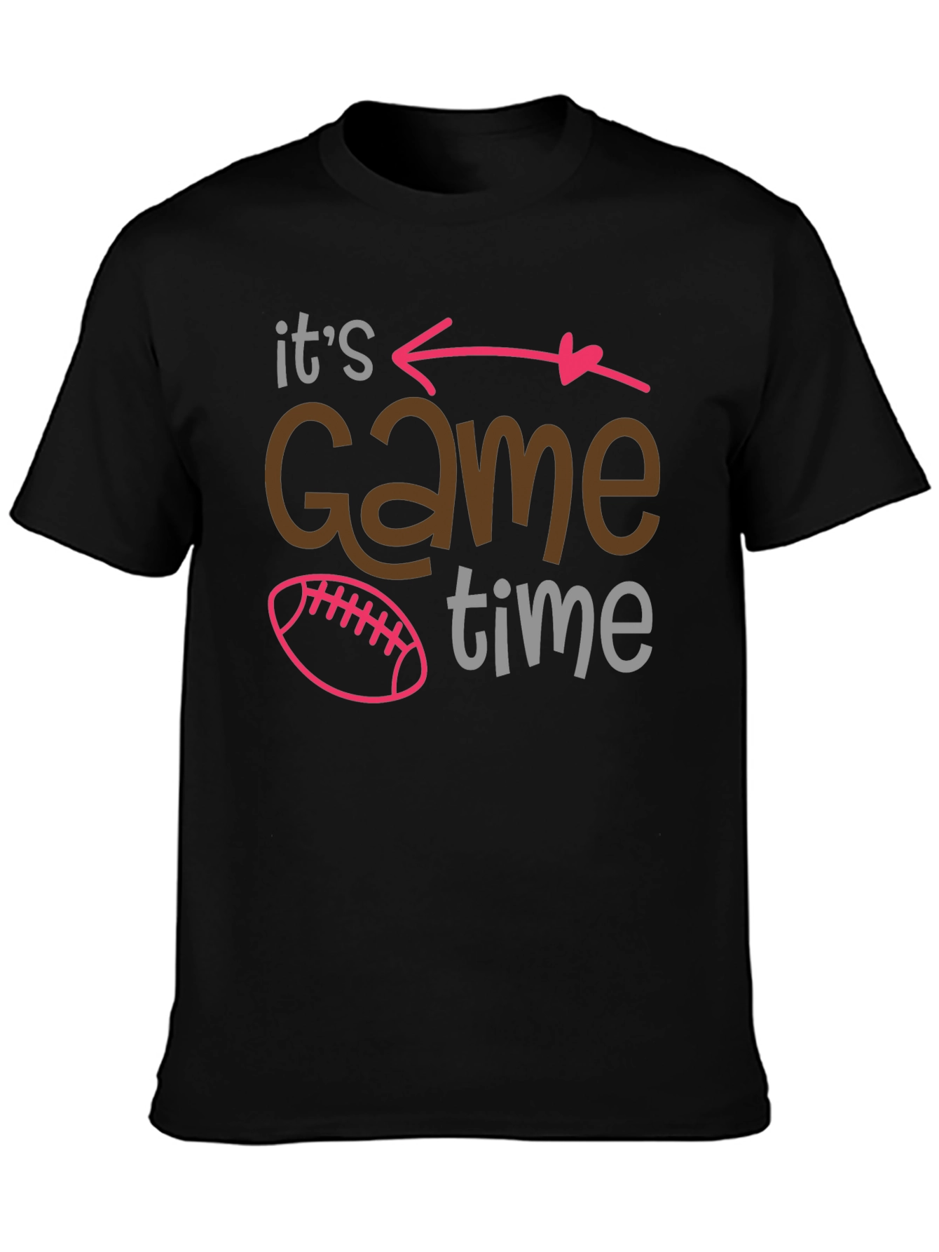 Its Game Time Football Graphic Tee
