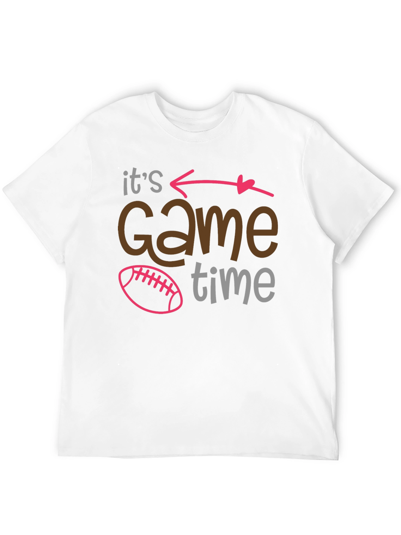 Its Game Time Football Graphic Tee