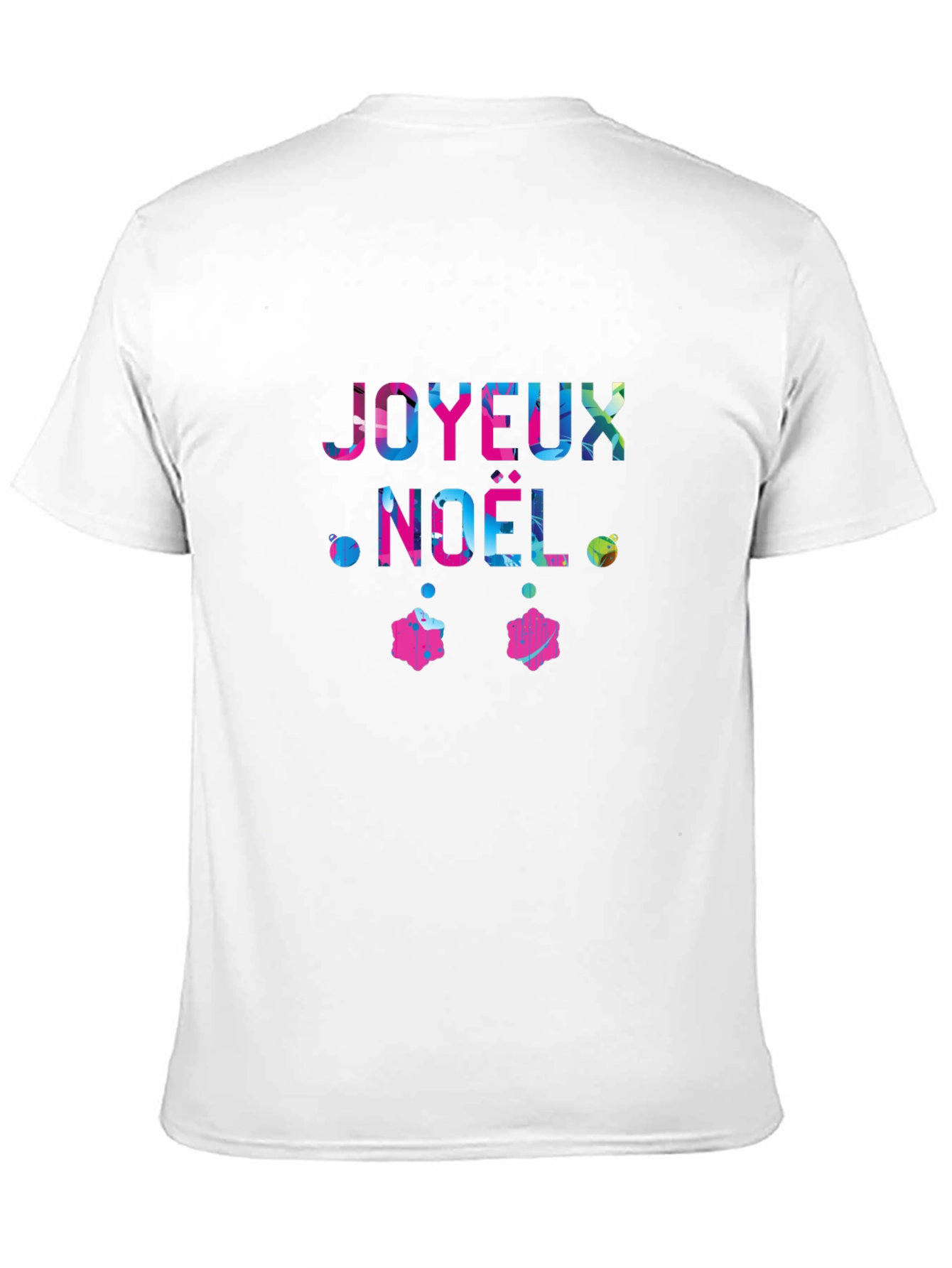 Joyeux Noel Graphic Tee - Festive Holiday Shirt
