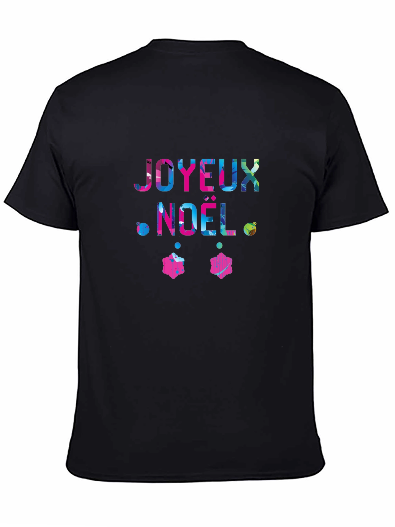 Joyeux Noel Graphic Tee - Festive Holiday Shirt