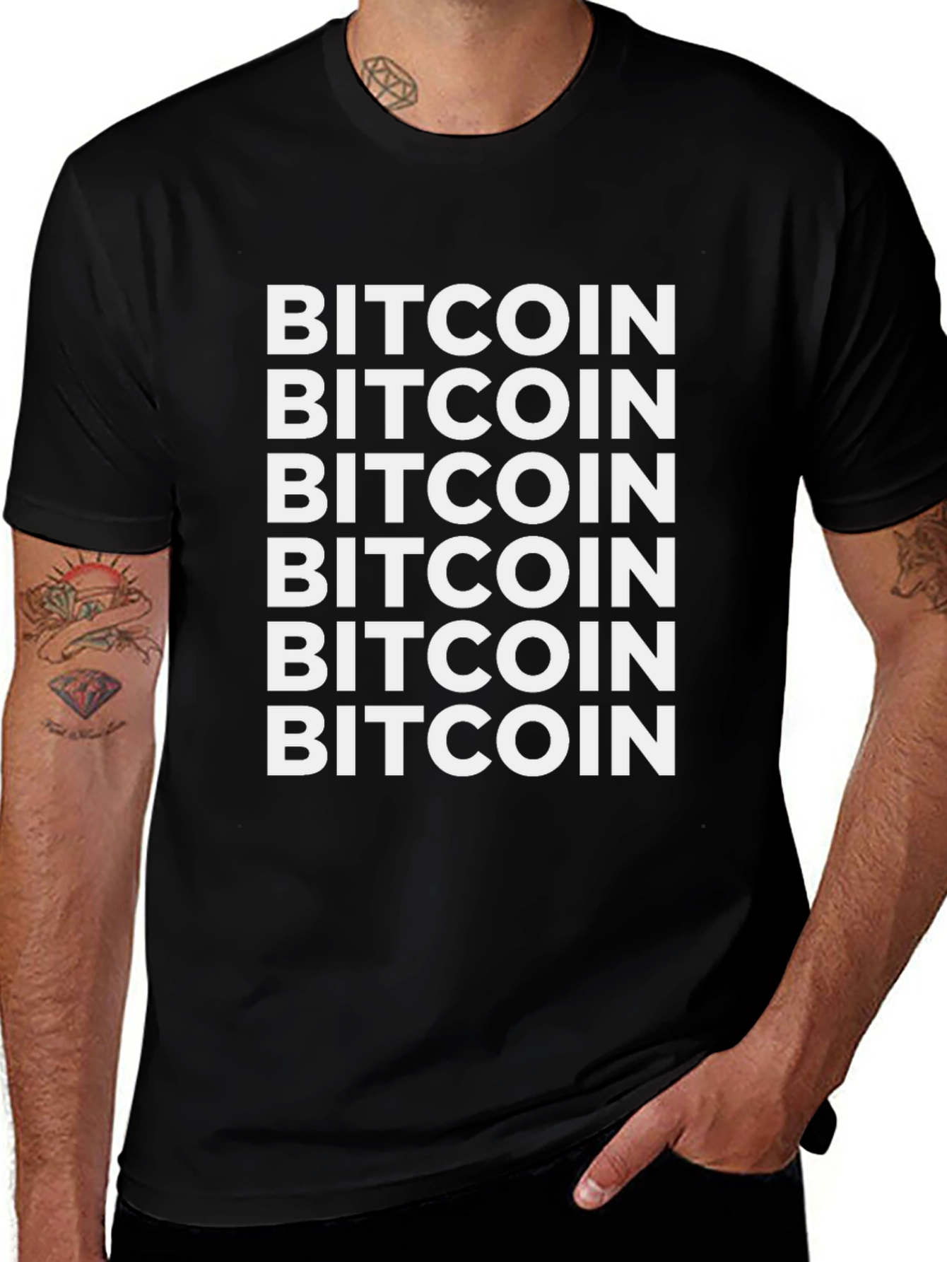 Bitcoin Graphic Tee - Crypto Currency Fan T-Shirt