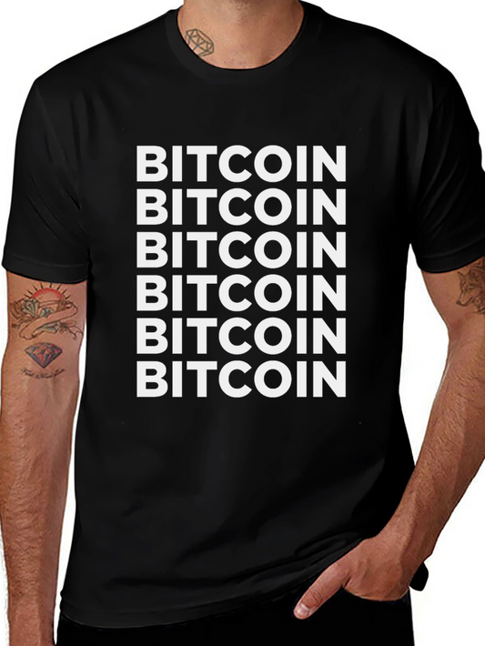 Bitcoin Graphic Tee - Crypto Currency Fan T-Shirt