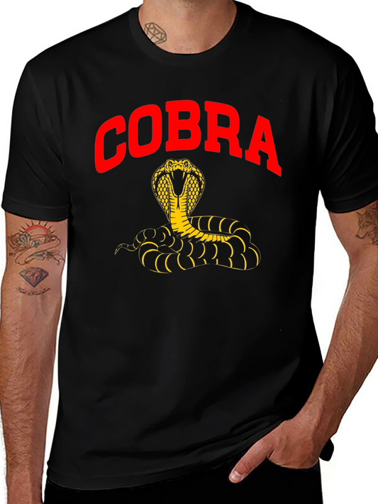 Cobra Graphic T-Shirt - Mens Black Tee