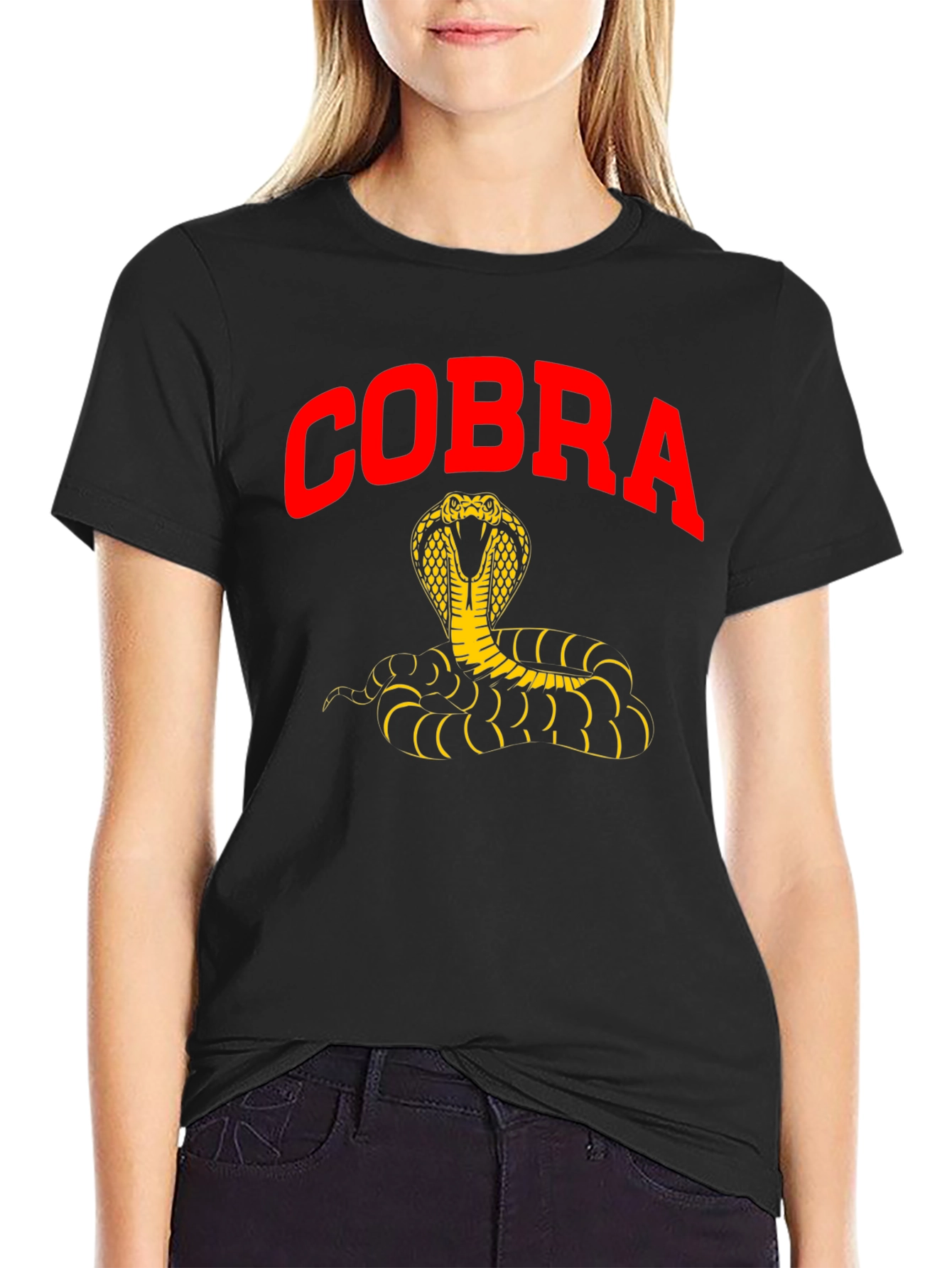Cobra Graphic T-Shirt - Mens Black Tee