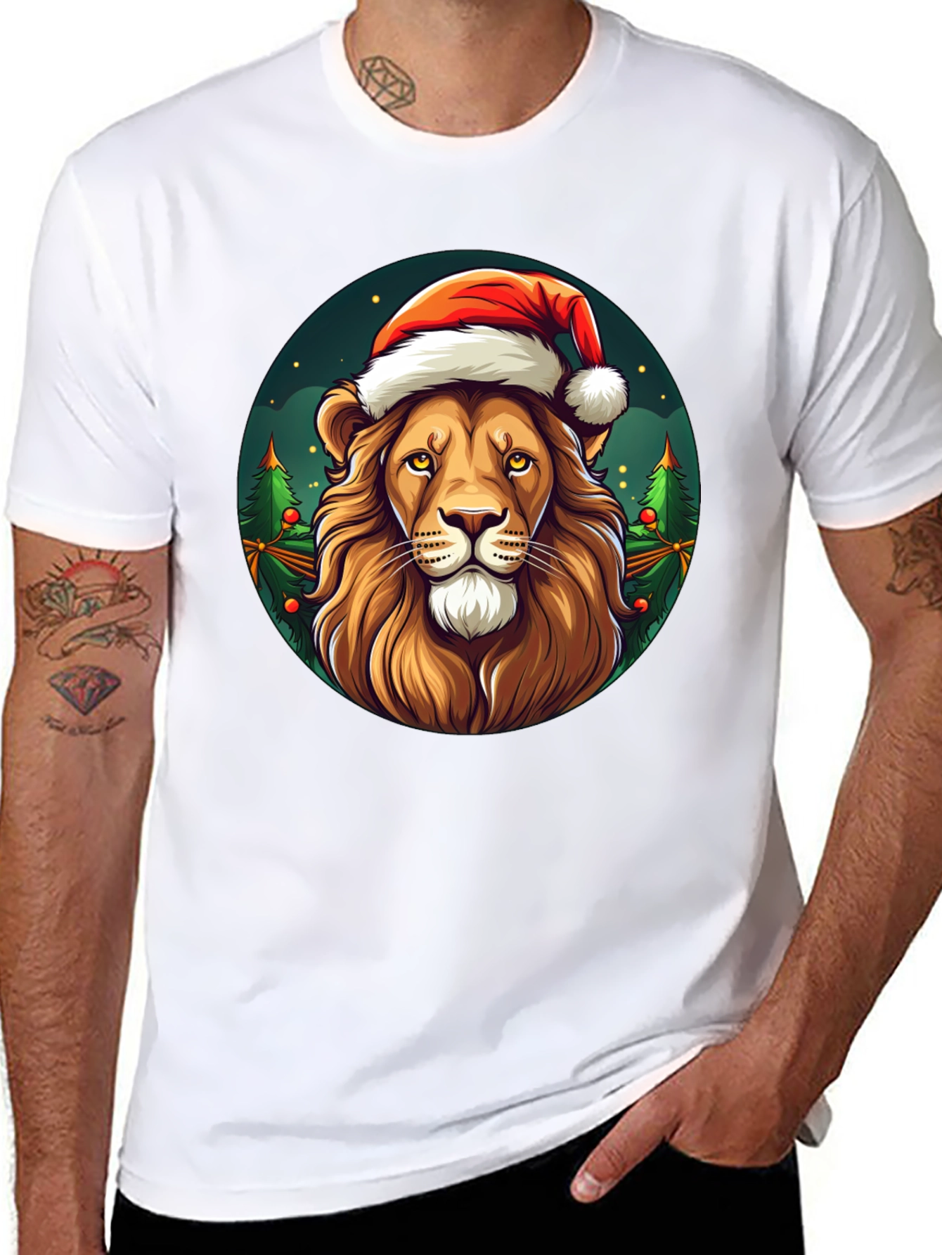 Lion Christmas T-Shirt
