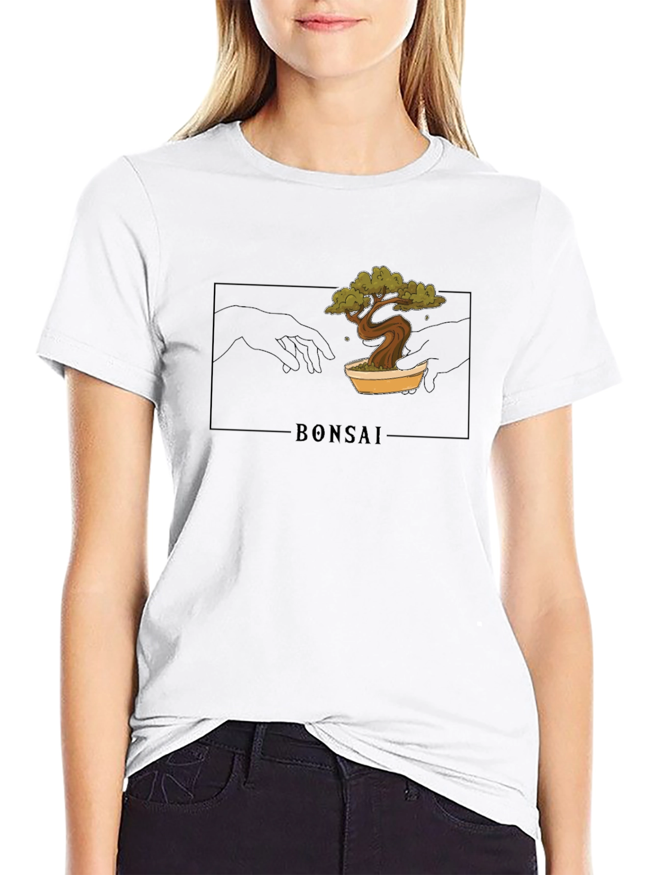 Bonsai Creation Graphic Tee - Black Unisex T-Shirt