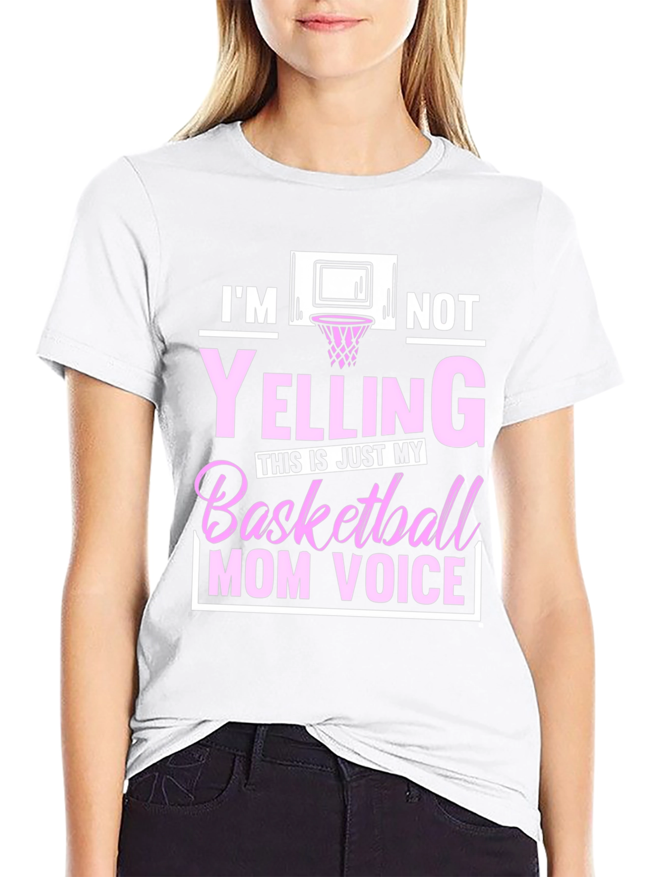 Im Not Yelling Basketball Mom T-Shirt