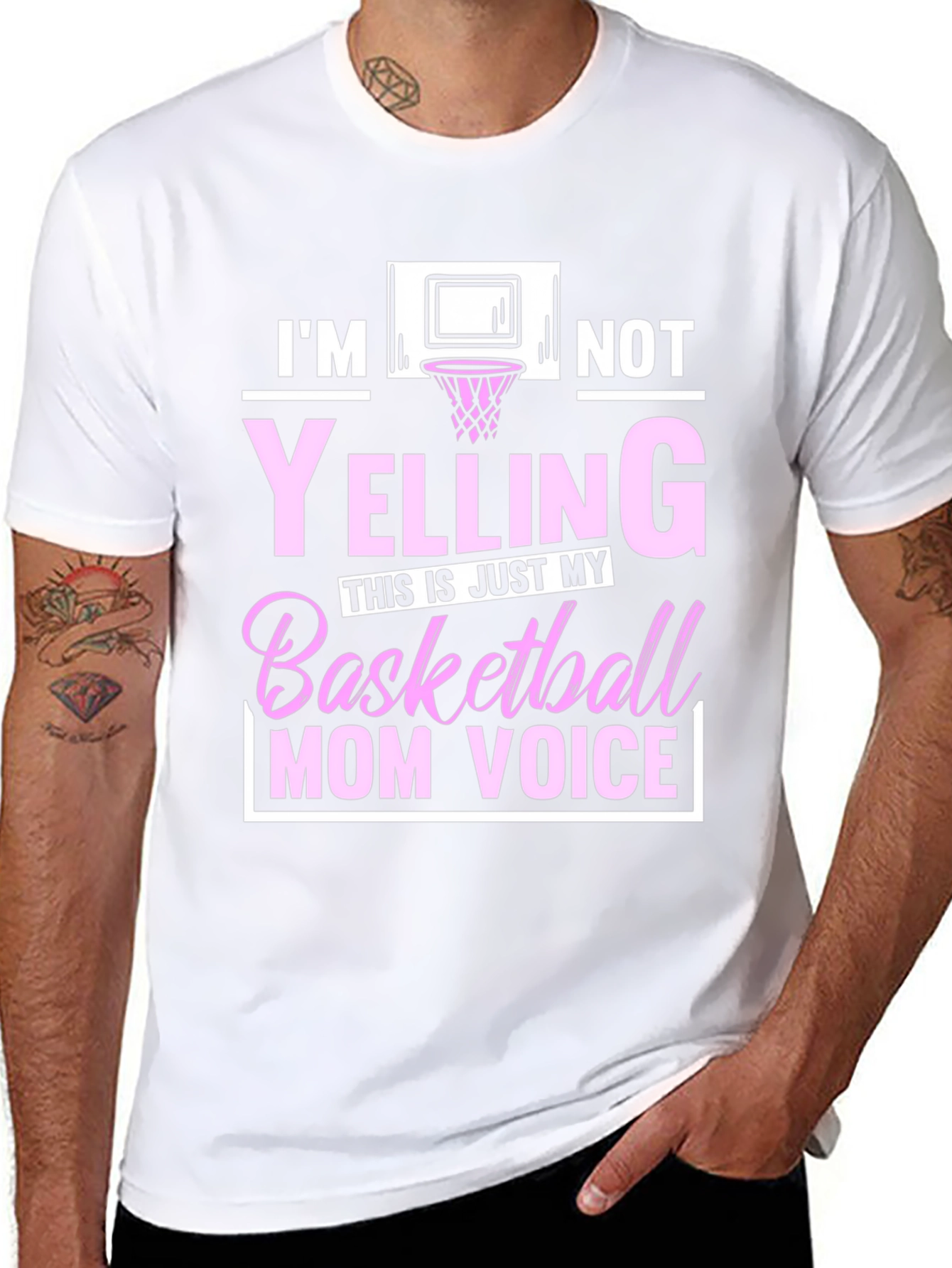Im Not Yelling Basketball Mom T-Shirt