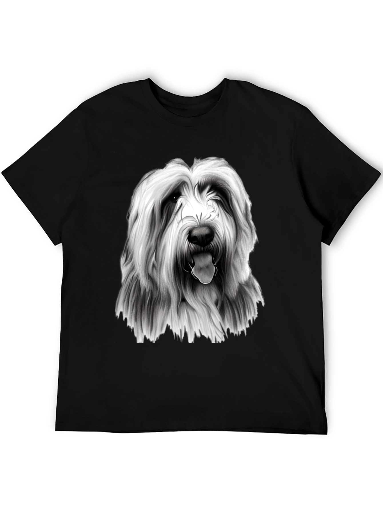 Dog Breed Graphic Black T-Shirt