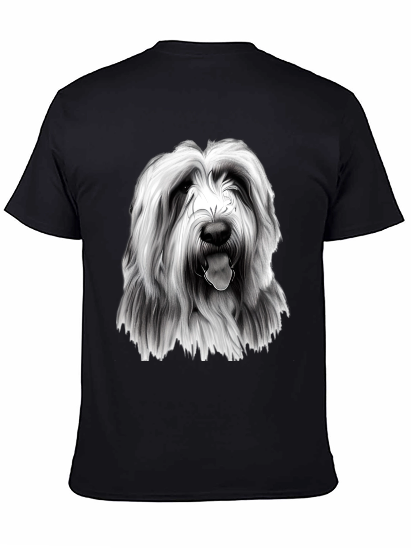 Dog Breed Graphic Black T-Shirt