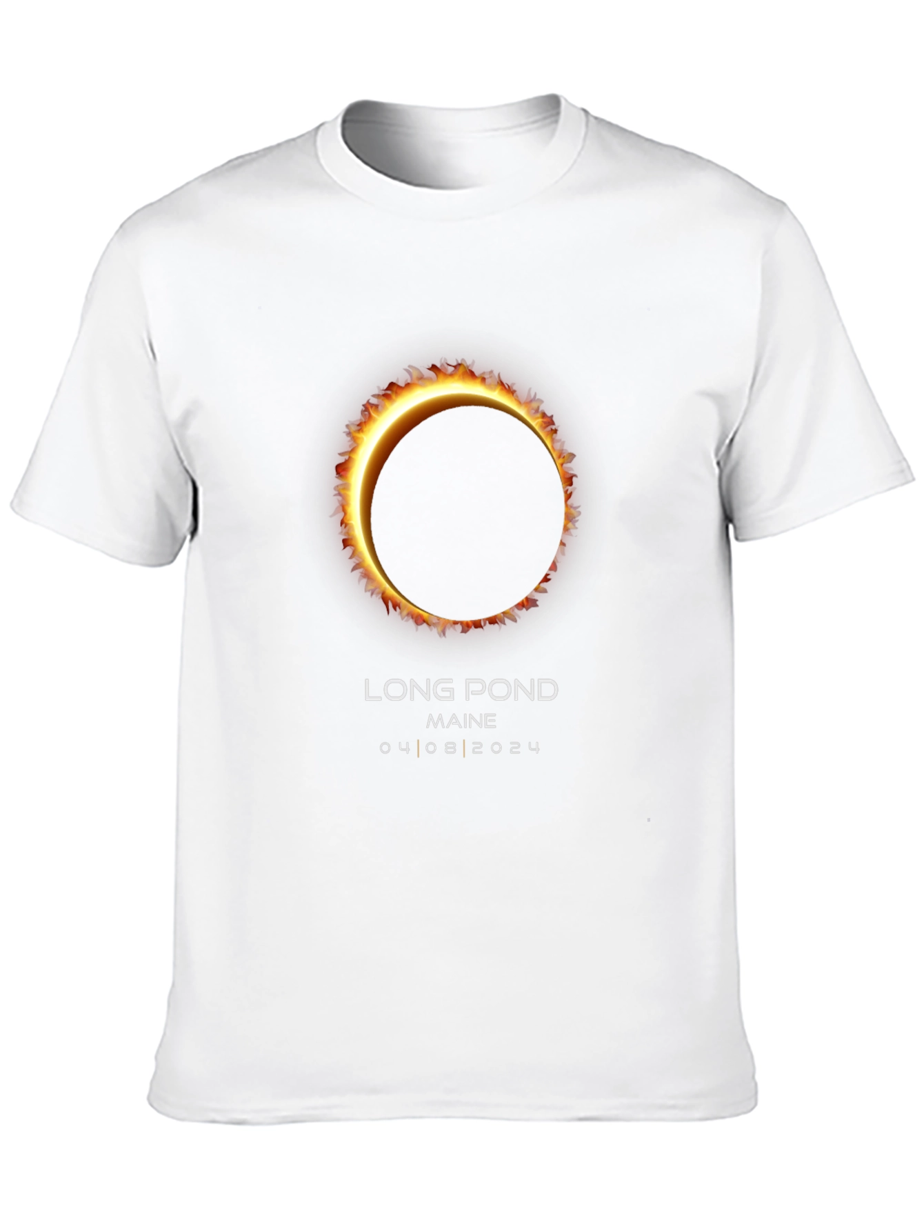 Long Pond Maine Eclipse 2024 T-Shirt