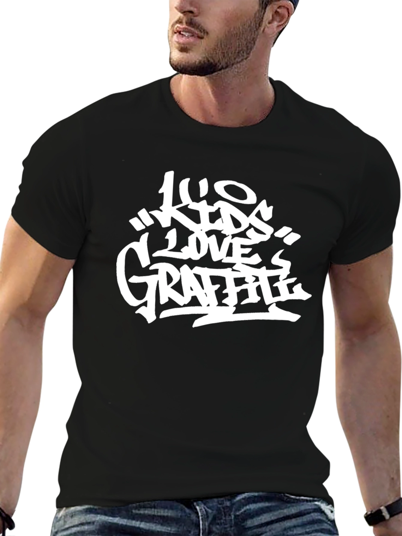 I Love Graffiti Tee - Stylish Graphic T-Shirt