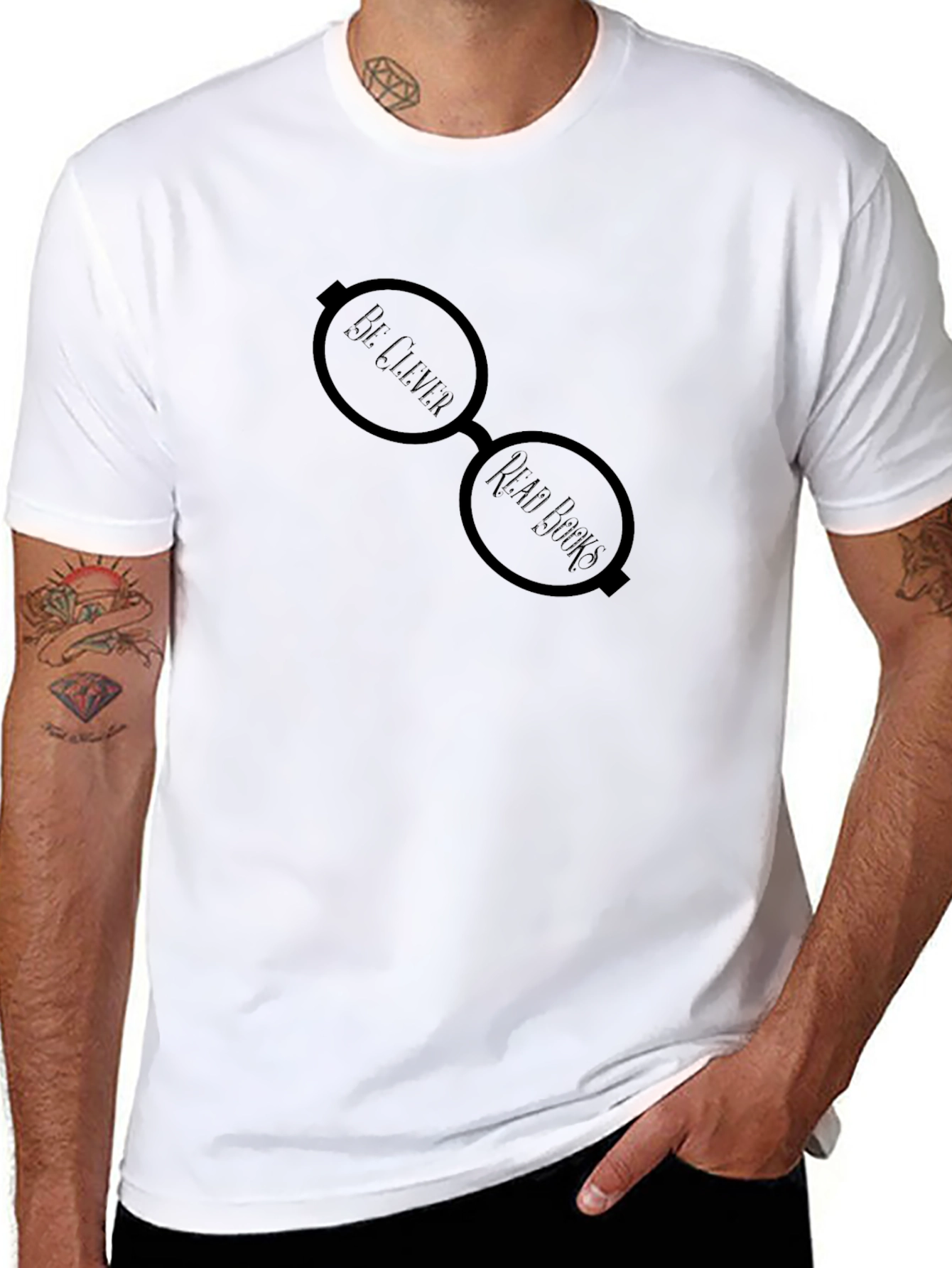 Be Clever Read Books Tee