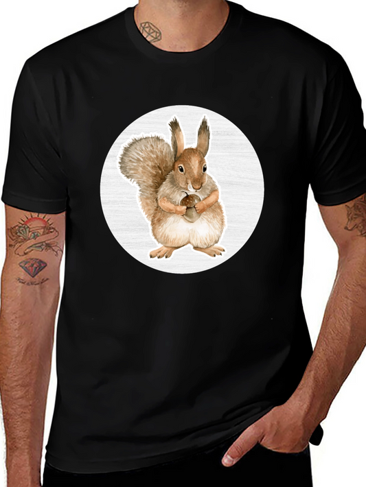 Squirrel Graphic Tee - Cute Animal Design
