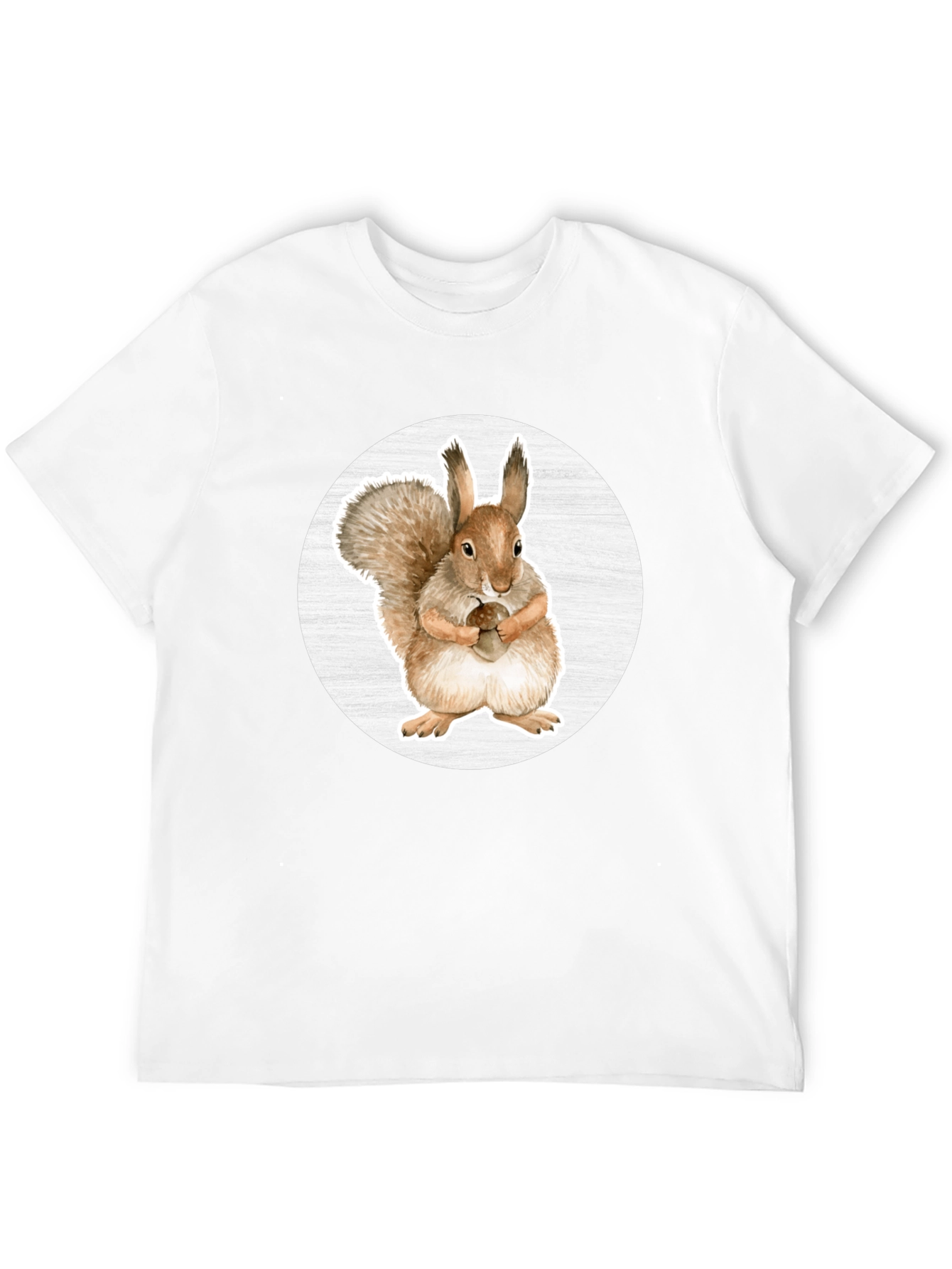 Squirrel Graphic Tee - Cute Animal Design