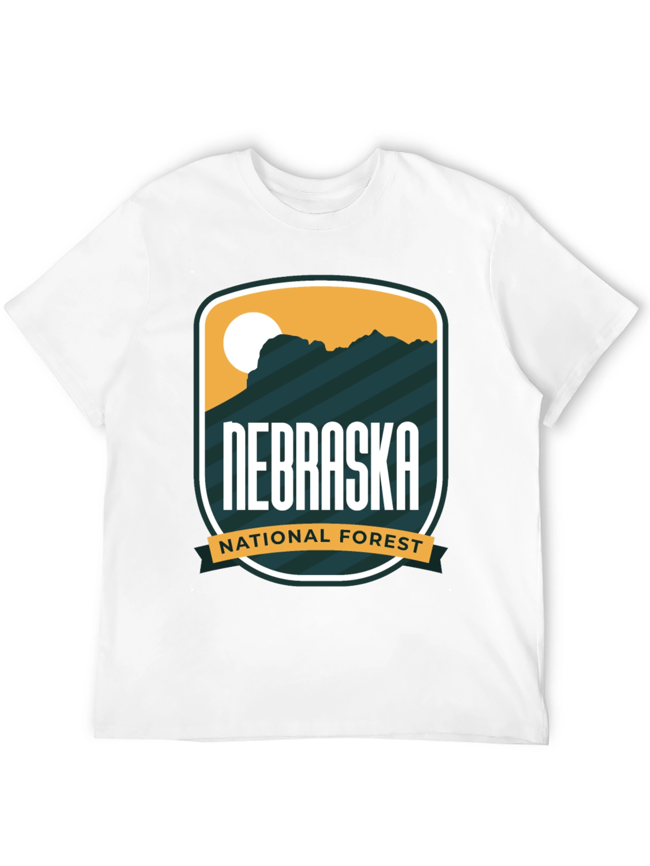Nebraska National Forest Black T-Shirt