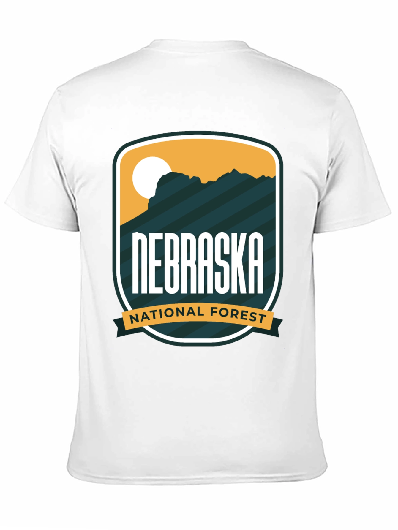 Nebraska National Forest Black T-Shirt
