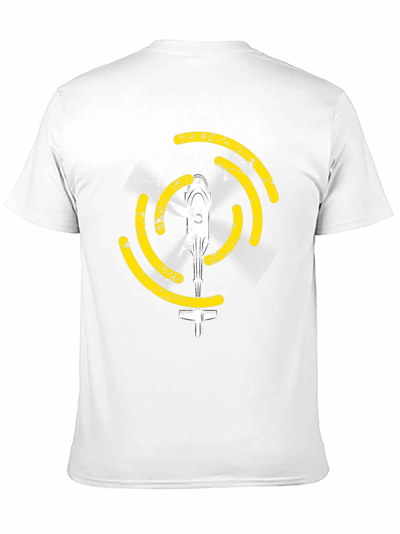 Helicopter Graphic Tee - Black Cotton T-Shirt