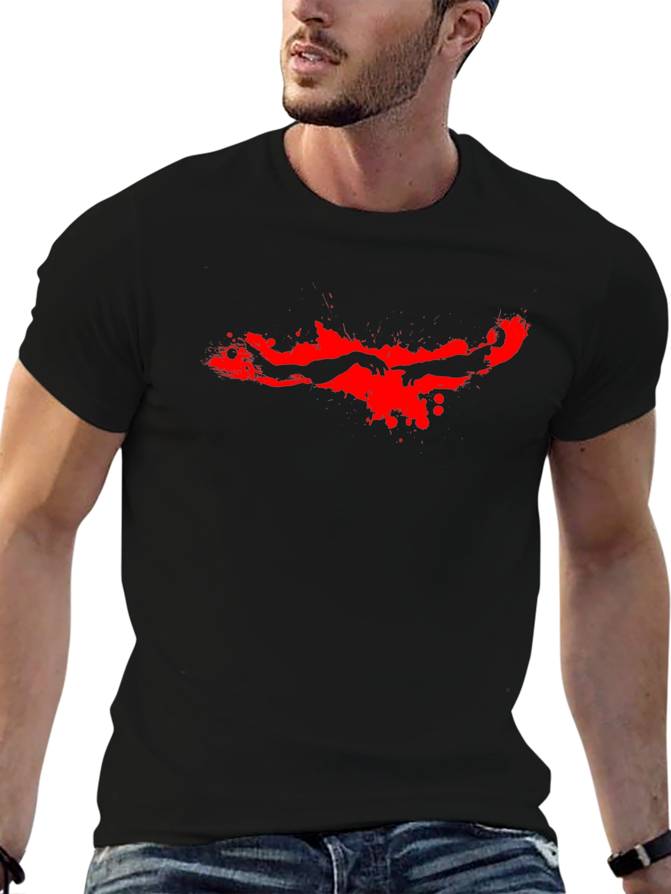 Creation of Adam Graphic Tee - Black