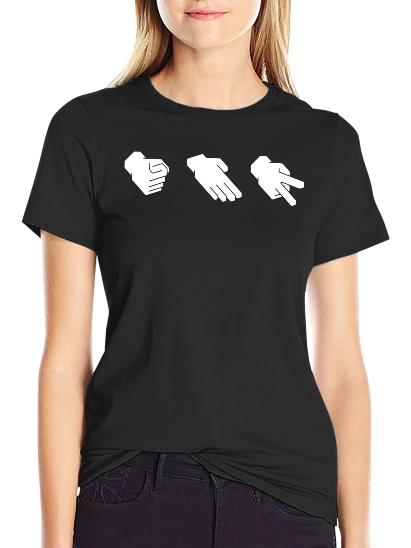 Rock Paper Scissors Graphic Tee