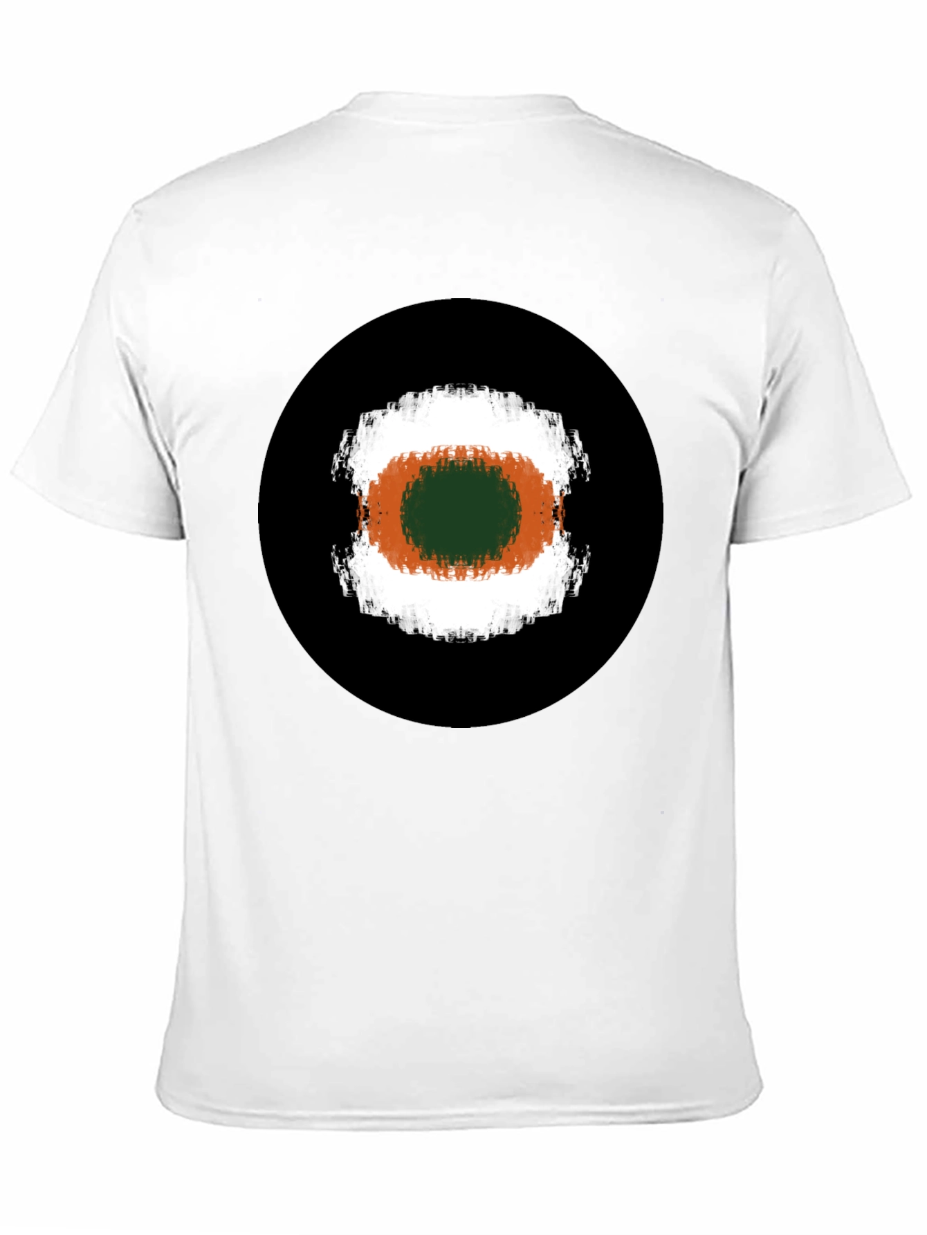 Abstract Target Graphic Tee - Black