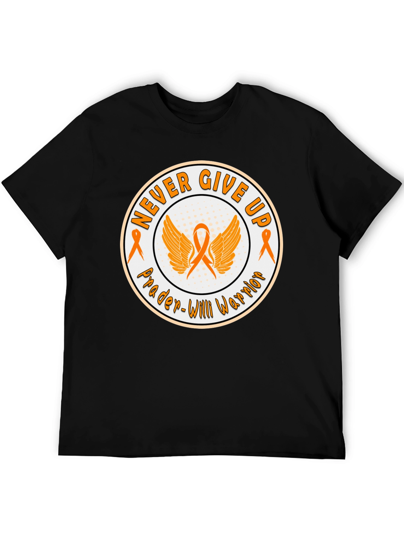 Prader-Willi Warrior Never Give Up Awareness T-Shirt