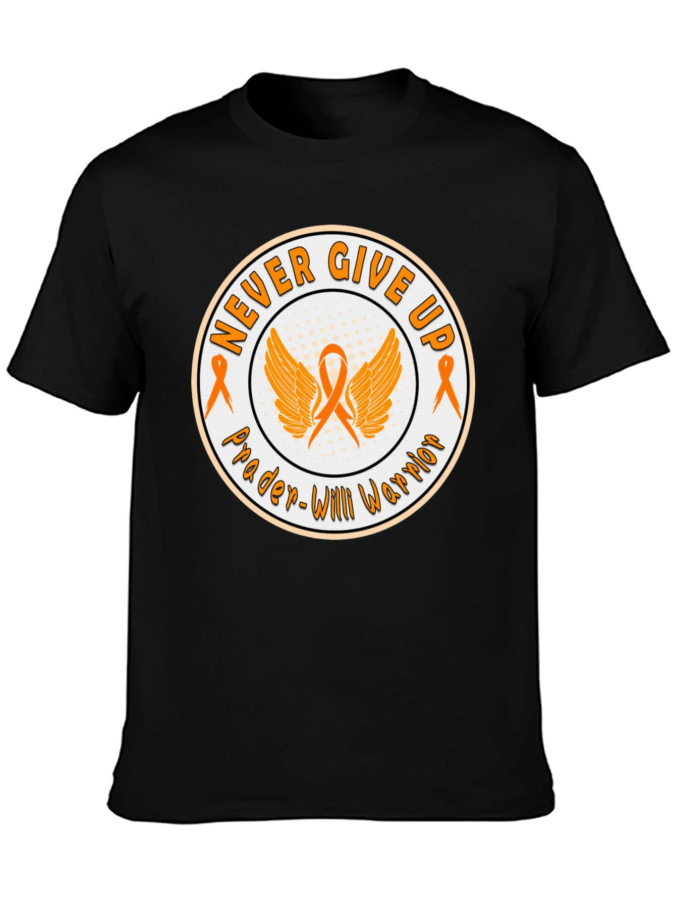 Prader-Willi Warrior Never Give Up Awareness T-Shirt