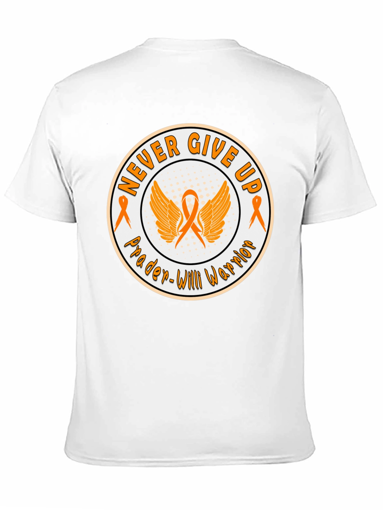 Prader-Willi Warrior Never Give Up Awareness T-Shirt