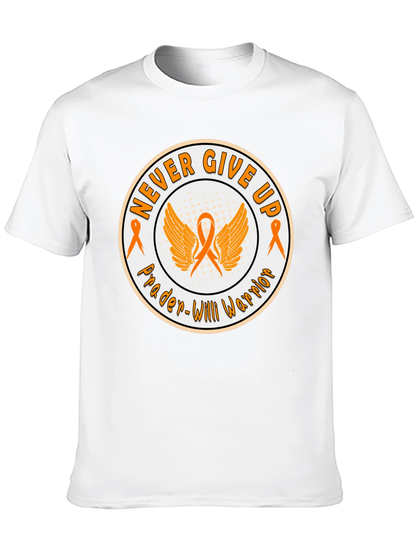 Prader-Willi Warrior Never Give Up Awareness T-Shirt