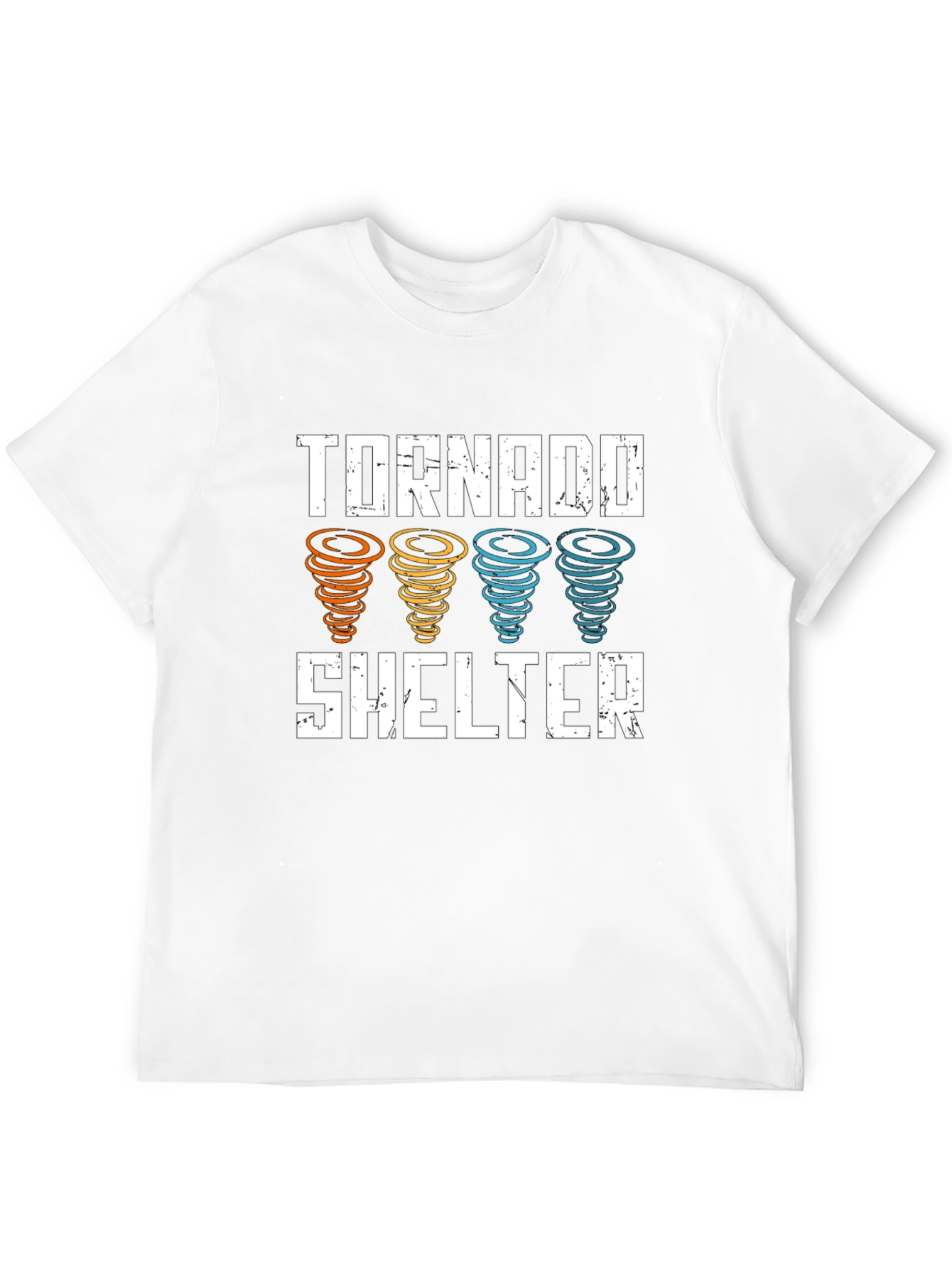 Tornado Shelter Graphic Tee - Weather Safety Shirt